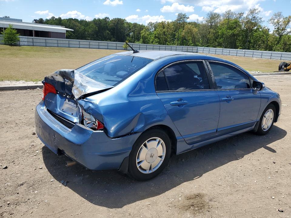 2009 Honda Civic hybrid VIN JHMFA36209S000162 COPART salvage auction — REAR END, FL - CERTIFICATE OF DESTRUCTION, sold $550 on 2026-07-15 (photo 3)