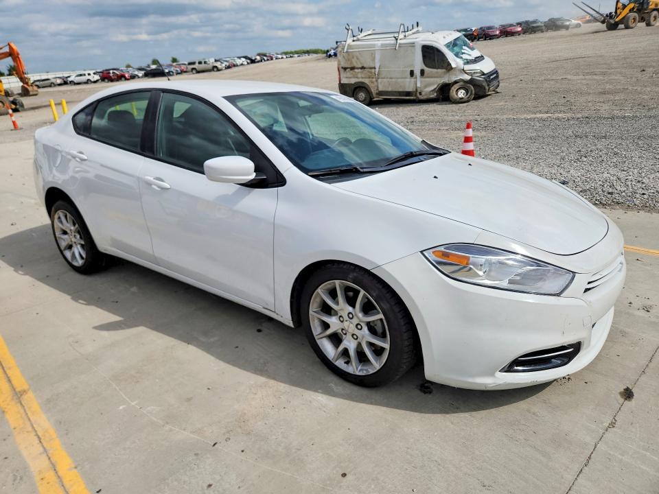 2013 Dodge Dart VIN 1C3CDFBA3DD182497 COPART salvage auction — FRONT END, In - Certificate Of Title, sold $225 on 2026-07-02 (photo 4)