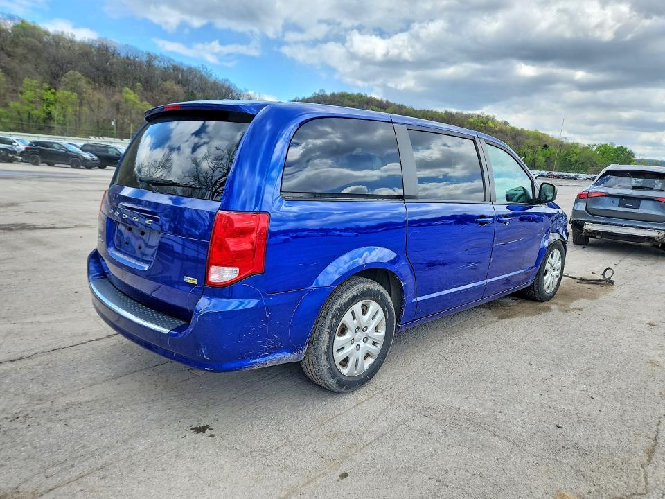 2018 Dodge Caravan VIN 2C4RDGBG3JR296542 COPART salvage auction — FRONT END, Pa - Certificate Of Salvage, sold $575 on 2026-07-02 (photo 3)