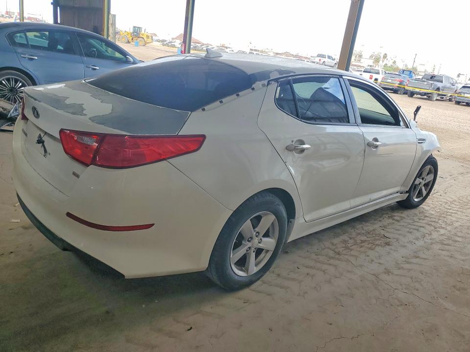 2015 Kia Optima VIN 5XXGM4A73FG444776 COPART salvage auction — FRONT END, Az - Certificate Of Title, sold $300 on 2026-07-08 (photo 3)
