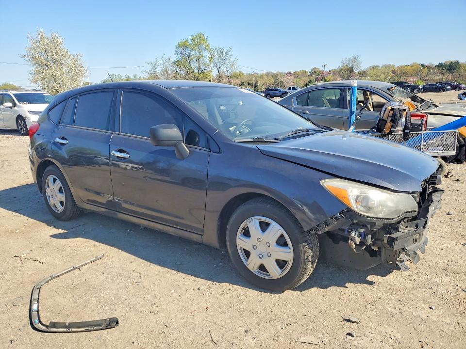 2014 Subaru Impreza VIN JF1GPAA60E8250775 COPART salvage auction — FRONT END, Md - Cert Of Salvage > 75% Damage, sold $550 on 2026-07-28 (photo 4)