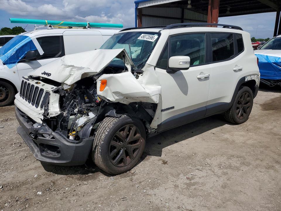 2017 Jeep Renegade VIN ZACCJBBB7HPF82852 COPART salvage auction — FRONT END, Fl - Cert Of Title Slvg Rebuildable, sold $375 on 2026-07-10 (photo 1)