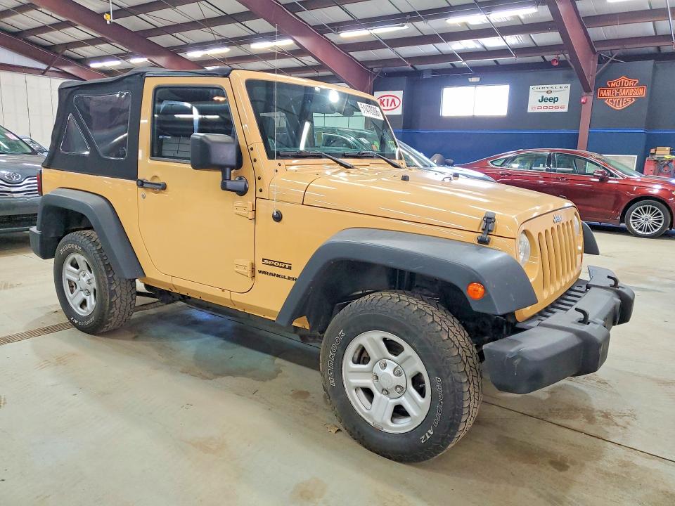 2013 Jeep Wrangler / VIN 1C4AJWAG7DL703647 COPART salvage auction — MINOR DENT/SCRATCHES, Vt - Certificate Of Title, sold $2,950 on 2026-07-10 (photo 4)