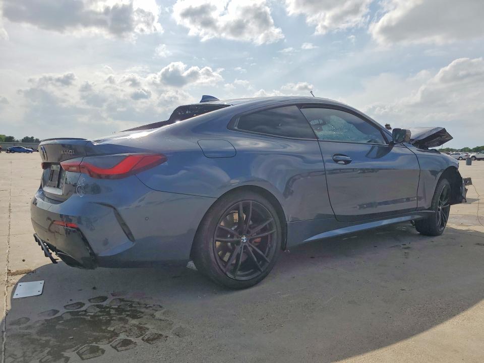 2021 BMW M440i VIN WBA13AR08MCE79258 COPART salvage auction — ALL OVER, Tx - Salvage Vehicle Title, sold $3,700 on 2026-07-09 (photo 3)