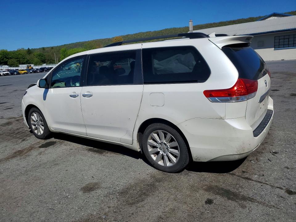 2012 Toyota Sienna VIN 5TDYK3DCXCS256117 COPART salvage auction — FRONT END, Salvage Title, sold $175 on 2026-07-21 (photo 2)