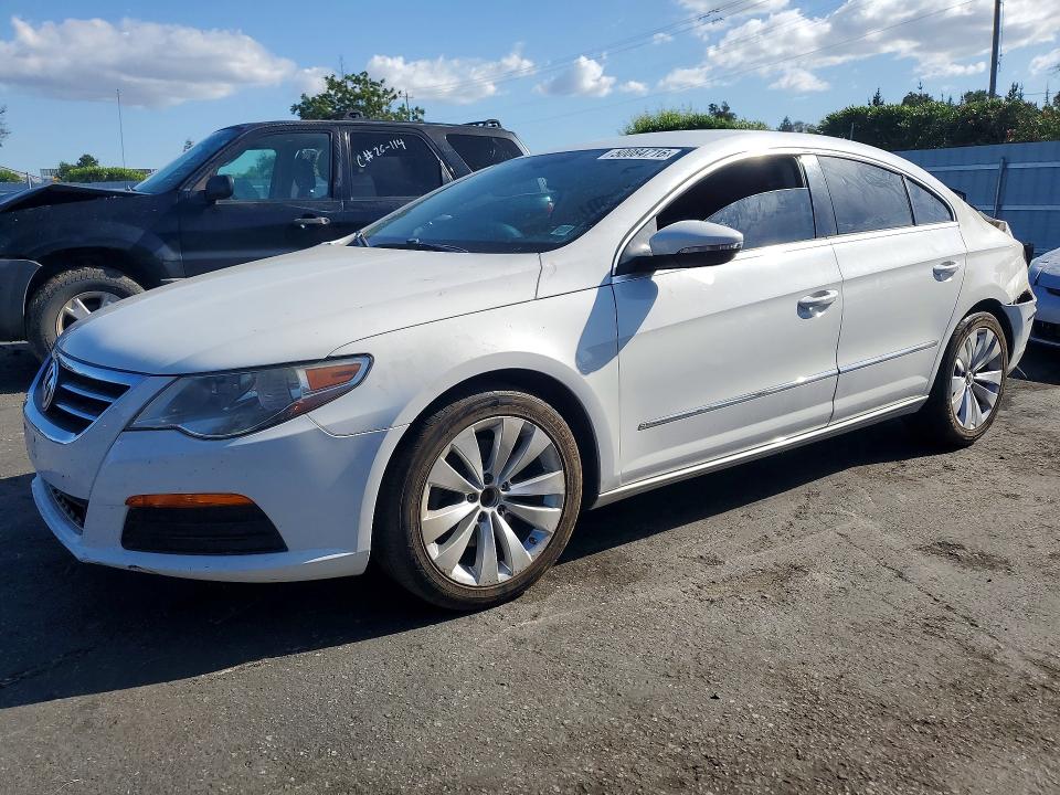 2012 Volkswagen Passat cc VIN WVWMP7AN2CE534673 COPART salvage auction — REAR END, Ca - Salvage Certificate, sold $525 on 2026-07-07 (photo 1)