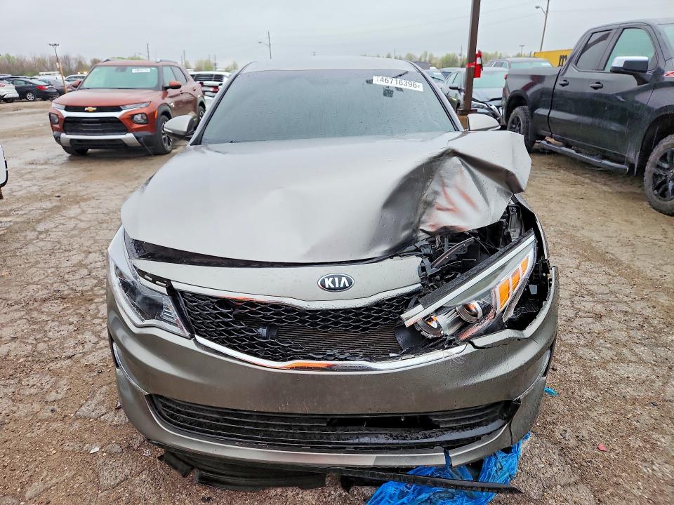 2018 Kia Optima VIN 5XXGT4L39JG229697 COPART salvage auction — FRONT END, IN - CERT OF TITLE-SALVAGE TITLE, sold $1,500 on 2026-07-31 (photo 5)
