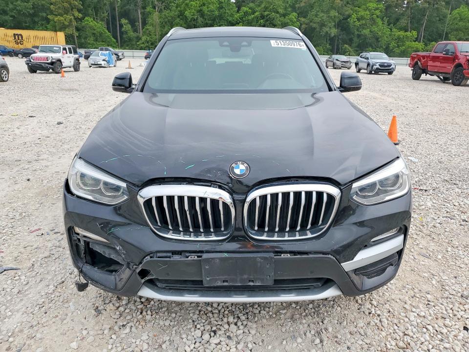 2019 BMW X3 VIN 5UXTR7C58KLF29797 COPART salvage auction — FRONT END, Tx - Certificate Of Title, sold $6,400 on 2026-07-02 (photo 5)
