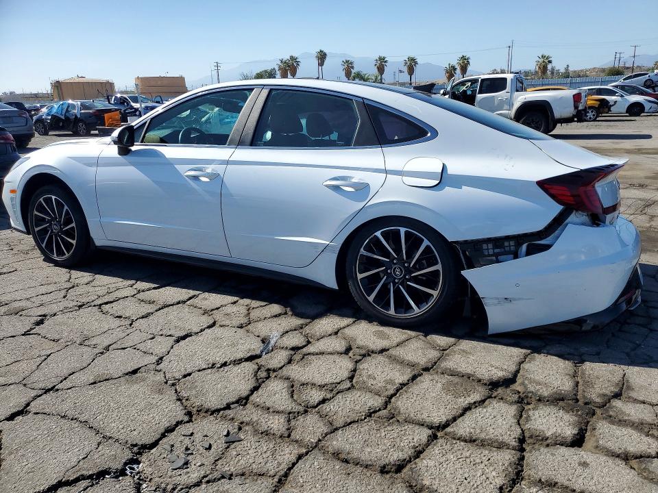 2021 Hyundai Sonata VIN 5NPEH4J26MH080838 COPART salvage auction — SIDE, CA - SALVAGE CERTIFICATE, sold $4,200 on 2026-07-30 (photo 2)