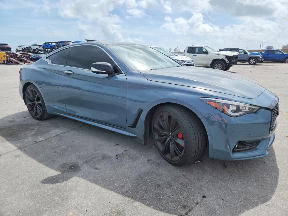 2022 Infiniti Q60 VIN JN1FV7LL4NM680076 COPART salvage auction — NORMAL WEAR, Ms - Certificate Of Title, sold $26,250 on 2026-07-17 (photo 4)