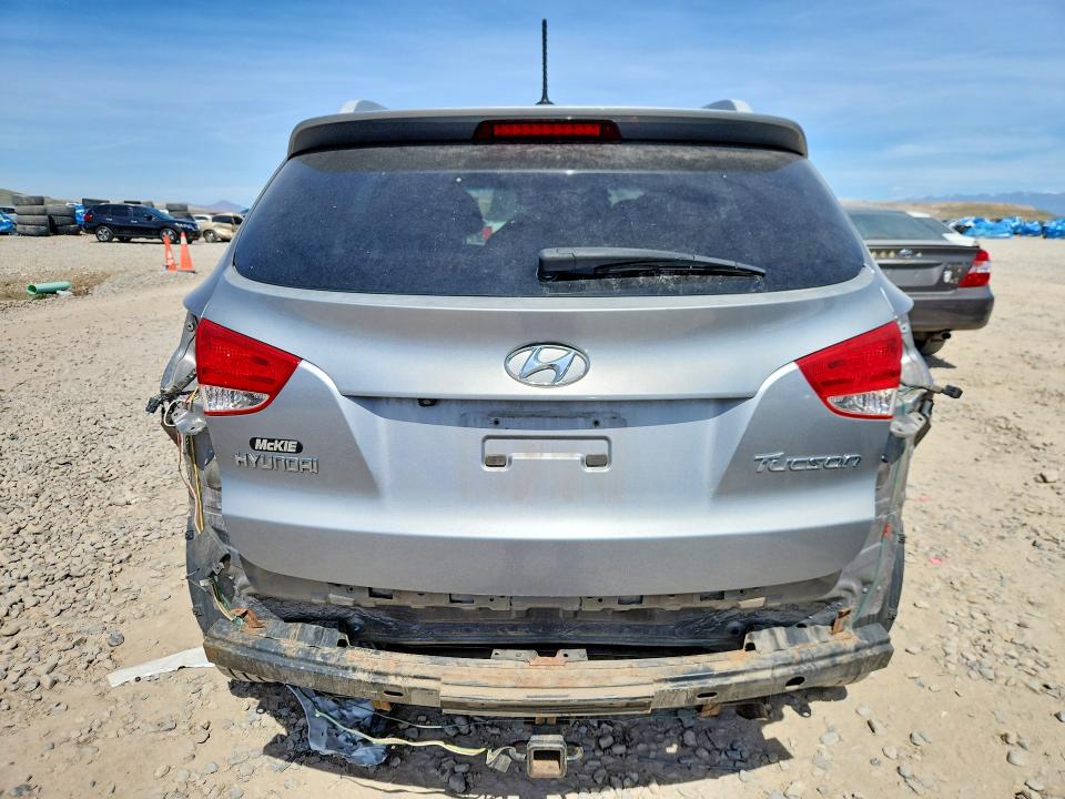 2013 Hyundai Tucson VIN KM8JUCAC1DU558873 COPART salvage auction — REAR END, Ut - Salvage Certificate, sold $150 on 2026-07-21 (photo 6)