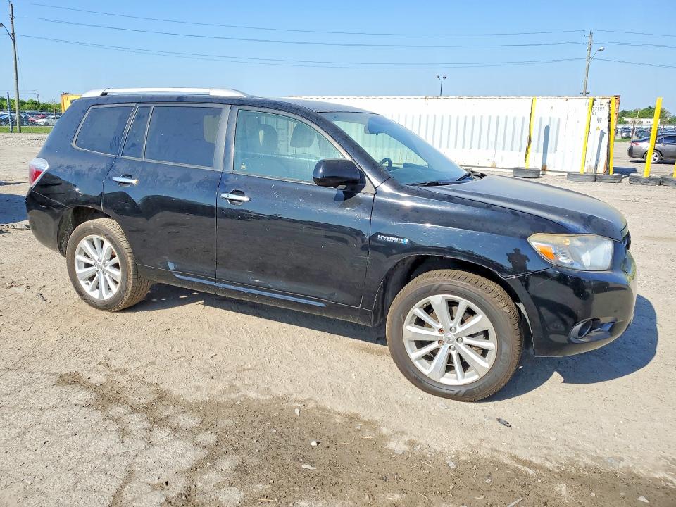 2008 Toyota Highlander VIN JTEEW41AX82008590 COPART salvage auction — REAR END, IN - BILL OF SALE - PARTS ONLY, sold $1,150 on 2026-07-31 (photo 4)