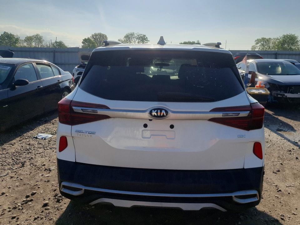 2021 Kia Seltos VIN KNDERCAA8M7141433 COPART salvage auction — REAR END, Oh - Certificate Of Title, sold $8,100 on 2026-07-10 (photo 6)