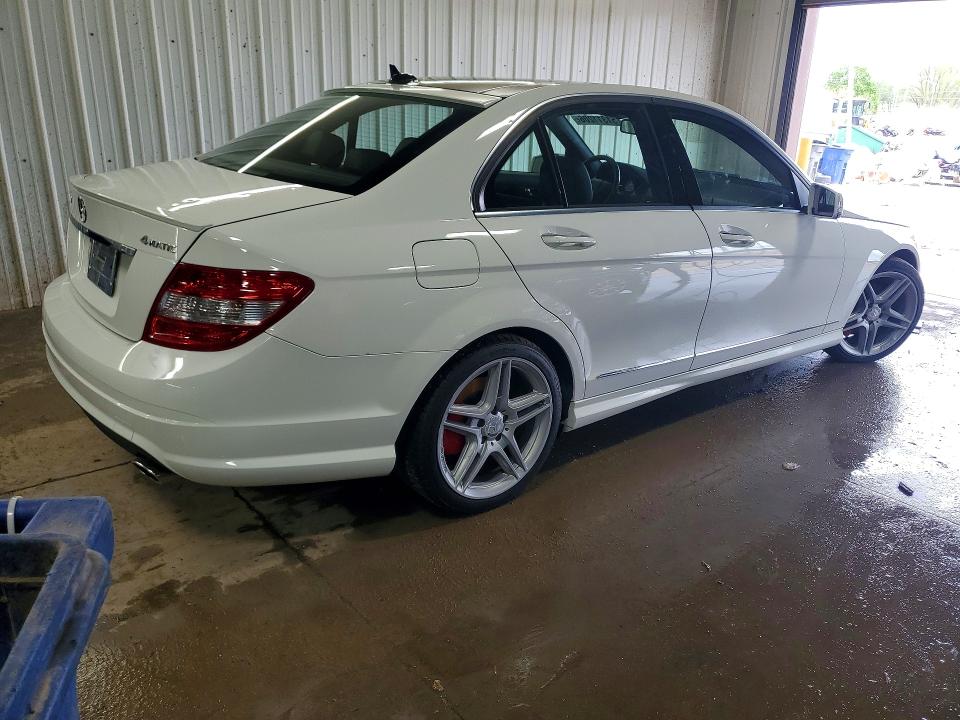 2011 Mercedes-benz C-klasse VIN WDDGF8BB5BR149048 COPART salvage auction — HAIL, Il - Salvage Certificate, sold $2,900 on 2026-08-18 (photo 3)
