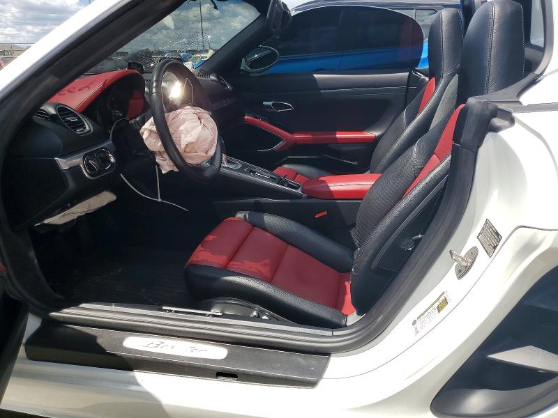 2017 Porsche Boxster VIN WP0CA2A88HS220979 COPART salvage auction — FRONT END, Fl - Cert Of Title Slvg Rebuildable, sold $15,900 on 2026-07-24 (photo 7)