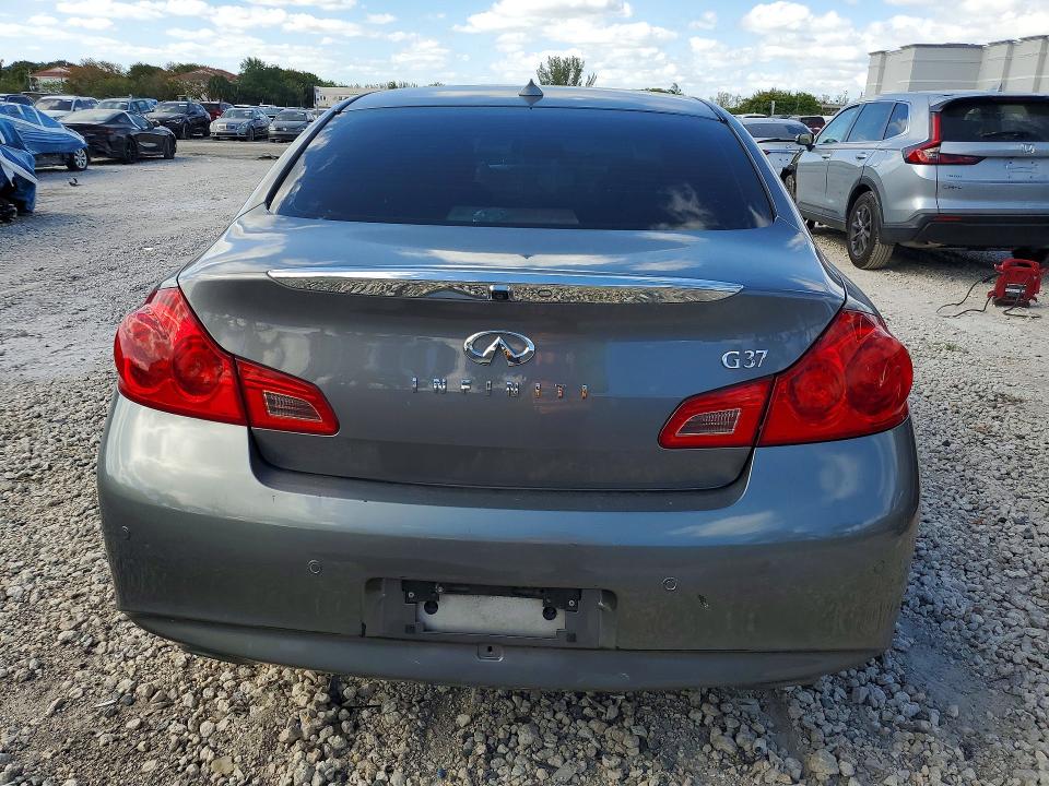 2013 Infiniti G37 VIN JN1CV6AP5DM304682 COPART salvage auction — FRONT END, Fl - Cert Of Title-Rebuilt, sold $250 on 2026-07-31 (photo 6)