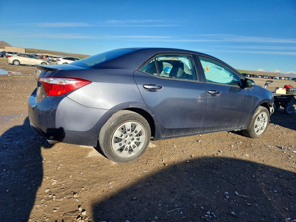 2014 Toyota Corolla VIN 5YFBURHE9EP145908 COPART salvage auction — FRONT END, Ut - Salvage Certificate, sold $975 on 2026-07-07 (photo 3)
