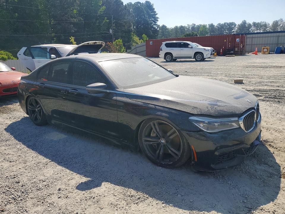 2018 BMW 7er VIN WBA7B0C55JG527229 COPART salvage auction — MECHANICAL, Ga - Certificate Of Title, sold $9,900 on 2026-07-29 (photo 4)
