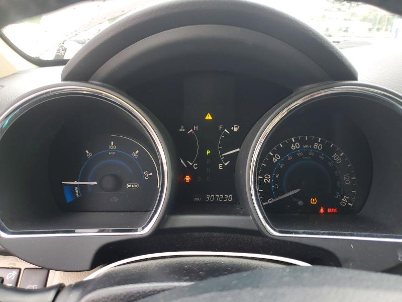 2011 Toyota Highlander hybrid VIN JTEDC3EH1B2003825 COPART salvage auction — MINOR DENT/SCRATCHES, Ga - Certificate Of Title, sold $3,350 on 2026-07-09 (photo 9)