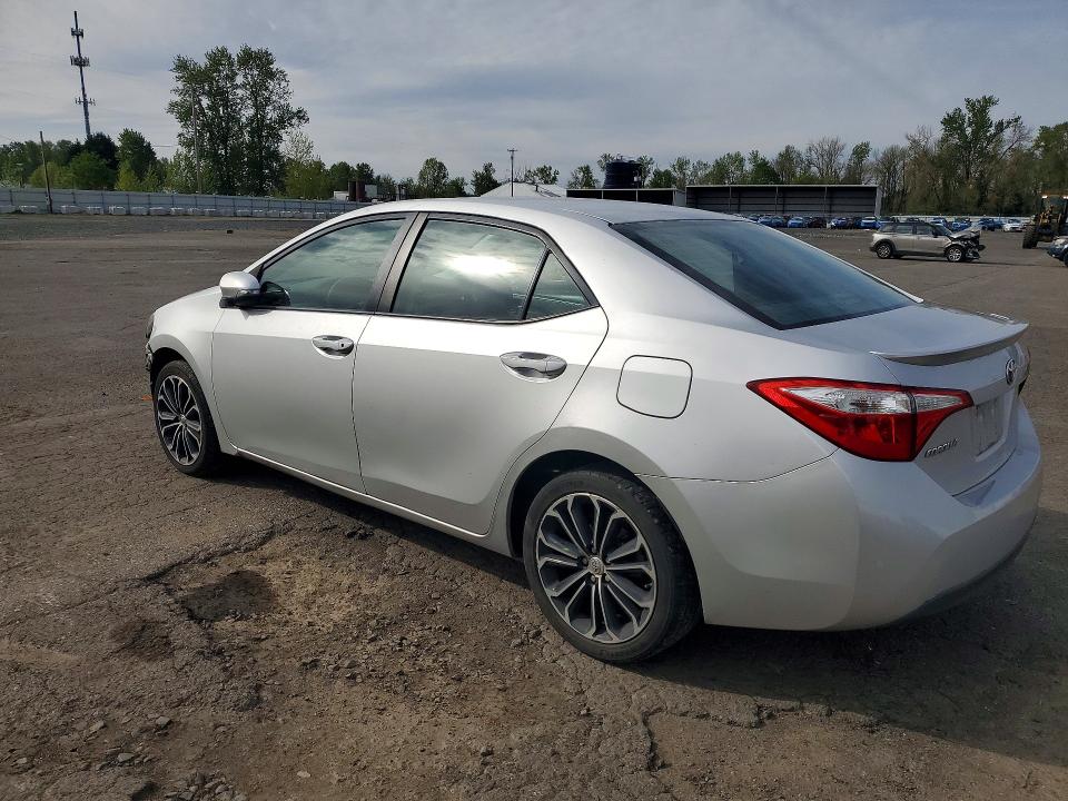 2015 Toyota Corolla VIN 5YFBURHE3FP340209 COPART salvage auction — FRONT END, Or - Salvage Title Certificate, sold $5,700 on 2026-07-06 (photo 2)
