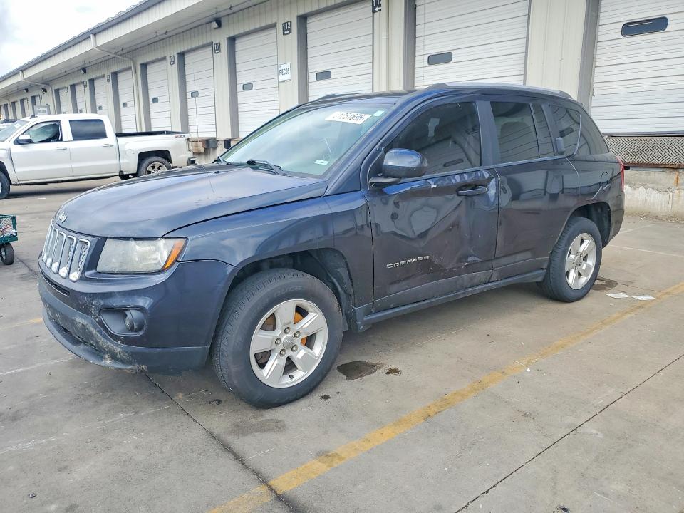 2016 Jeep Compass VIN 1C4NJCEA5GD543255 COPART salvage auction — SIDE, IN - CERT OF TITLE-SALVAGE TITLE, sold $825 on 2026-08-03 (photo 1)