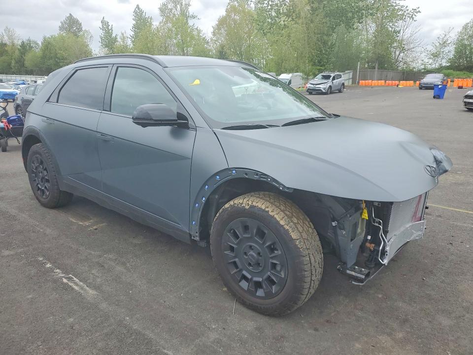 2025 Hyundai Ioniq VIN 7YAKPDDC6SY040824 COPART salvage auction — FRONT END, Or - Salvage Title Certificate, sold $14,500 on 2026-07-15 (photo 4)