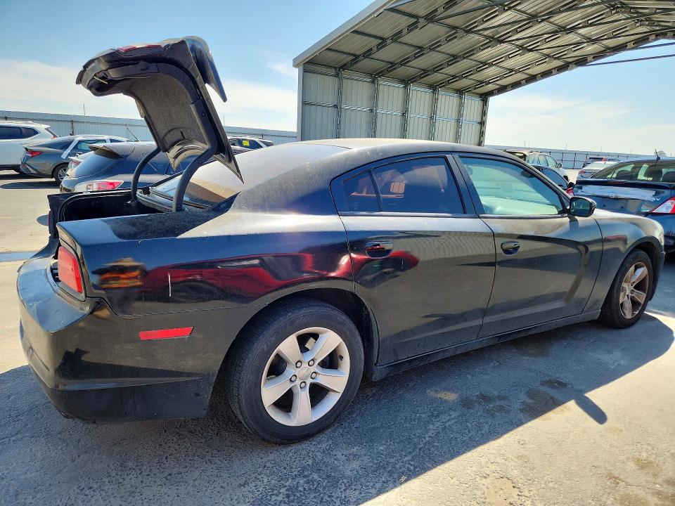 2014 Dodge Charger VIN 2C3CDXBG6EH234638 COPART salvage auction — REAR END, Ca - Salvage Certificate, sold $725 on 2026-07-02 (photo 3)
