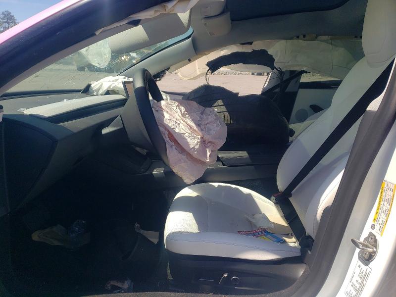 2024 Tesla Model 3 VIN 5YJ3E1EB3RF811031 COPART salvage auction — FRONT END, Nc - Salvage Certificate Of Title, sold $425 on 2026-07-30 (photo 7)