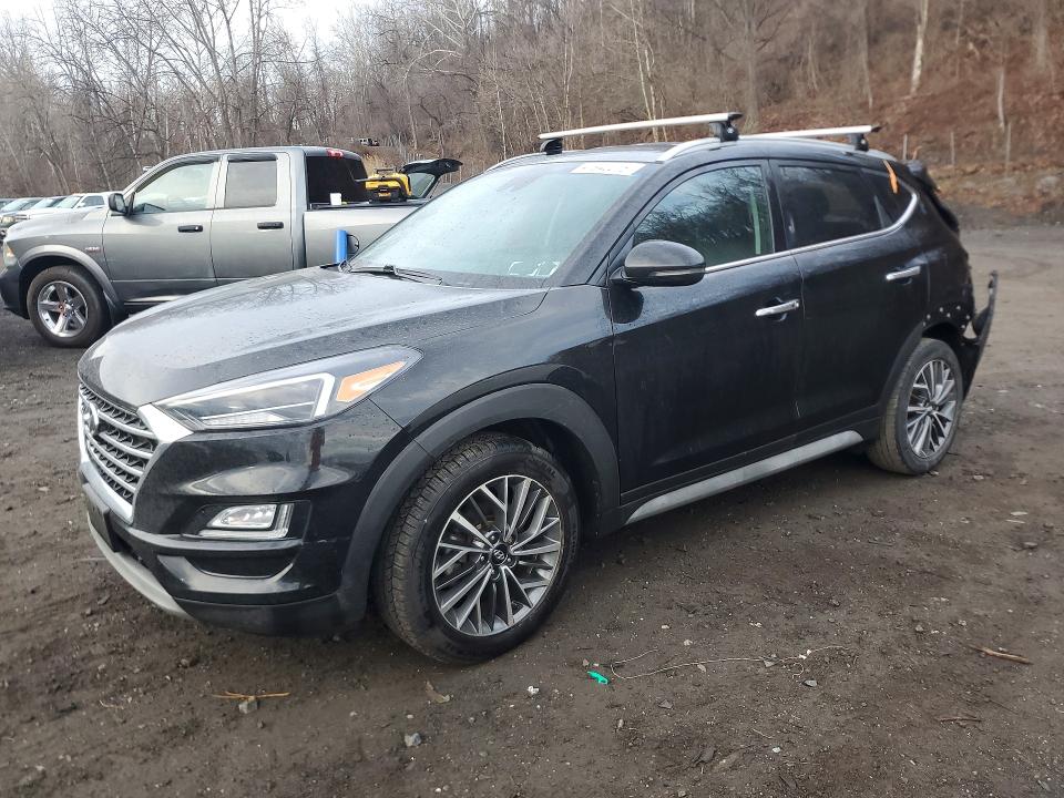 2021 Hyundai Tucson VIN KM8J3CALXMU409901 COPART salvage auction — REAR END, NY, sold $650 on 2026-07-30 (photo 1)