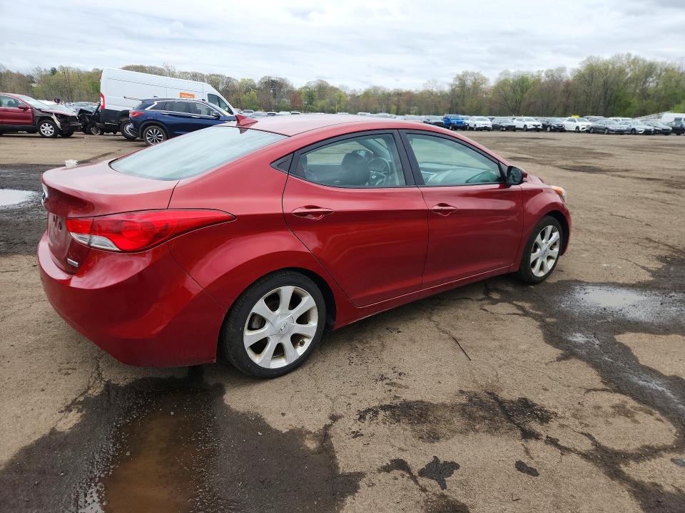2012 Hyundai Elantra VIN KMHDH4AE8CU257508 COPART salvage auction — SIDE, Ct - Cert Of Title-Salvage, sold $525 on 2026-07-02 (photo 3)
