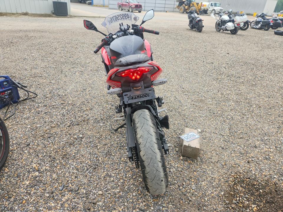 2025 Kawasaki Ex VIN ML5EXGJ10SDA67630 COPART salvage auction — SIDE, Id - Salvage Certificate Of Title, sold $1,500 on 2026-07-16 (photo 4)