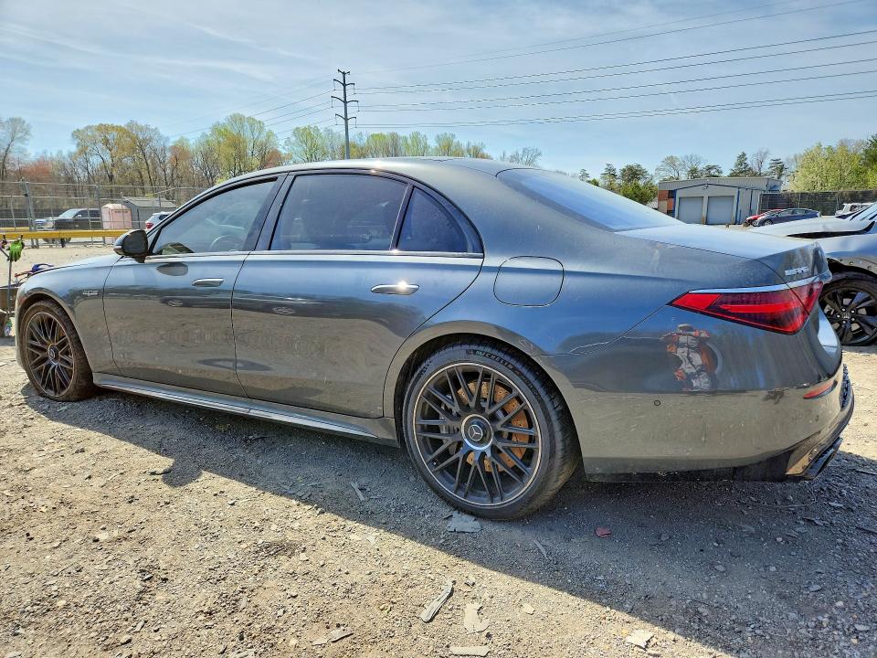 2025 Mercedes-benz S-klasse VIN W1K6G8CBXSA313321 COPART salvage auction — FRONT END, Md - Cert Of Salvage < 75% Damage, sold $60,000 on 2026-07-28 (photo 2)