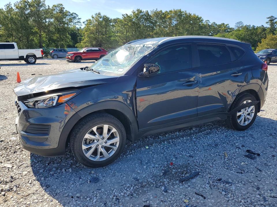 2020 Hyundai Tucson VIN KM8J33A4XLU205901 COPART salvage auction — ROLLOVER, Tx - Salvage Vehicle Title, sold $2,500 on 2026-07-17 (photo 1)