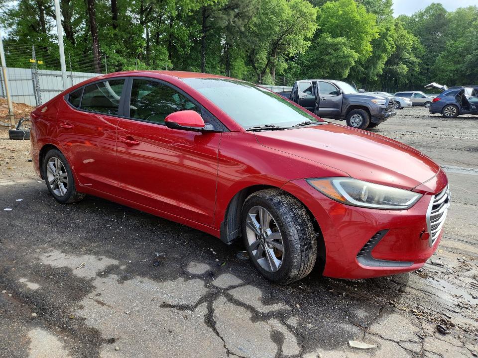 2017 Hyundai Elantra VIN KMHD84LF8HU171418 COPART salvage auction — FRONT END, Salvage Title, sold $1,850 on 2026-07-17 (photo 4)