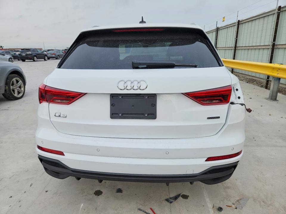 2025 Audi Q3 VIN WA1DECF31S1081734 COPART salvage auction — FRONT END, Tx - Salvage Vehicle Title, sold $12,500 on 2026-07-10 (photo 6)