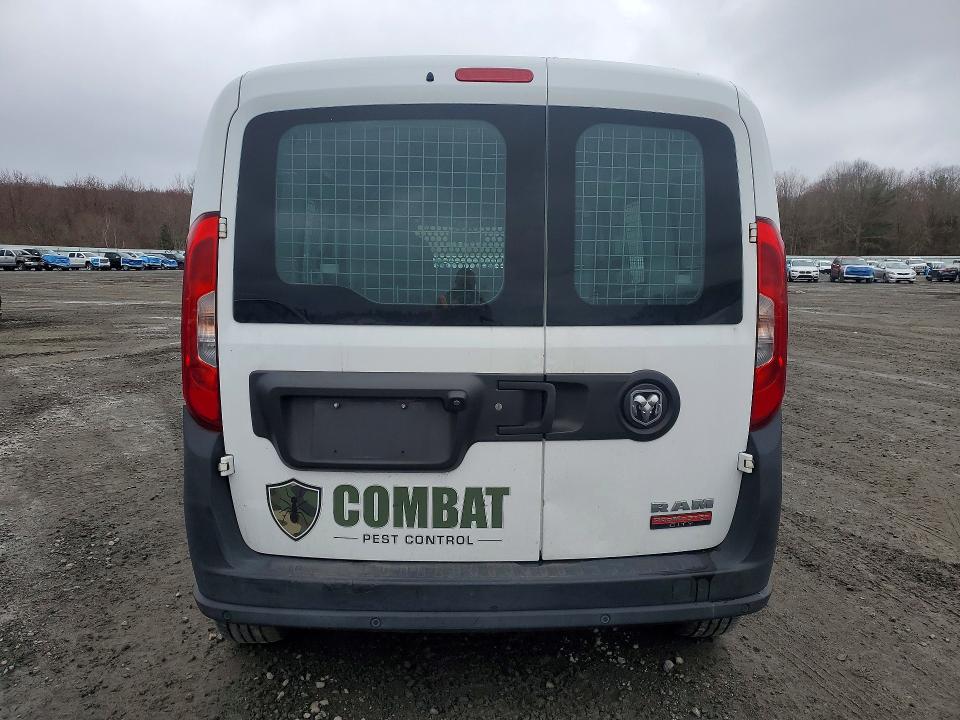 2016 Ram Promaster city VIN ZFBERFAT4G6C16728 COPART salvage auction — MINOR DENT/SCRATCHES, Salvage Title, sold $525 on 2026-07-29 (photo 6)