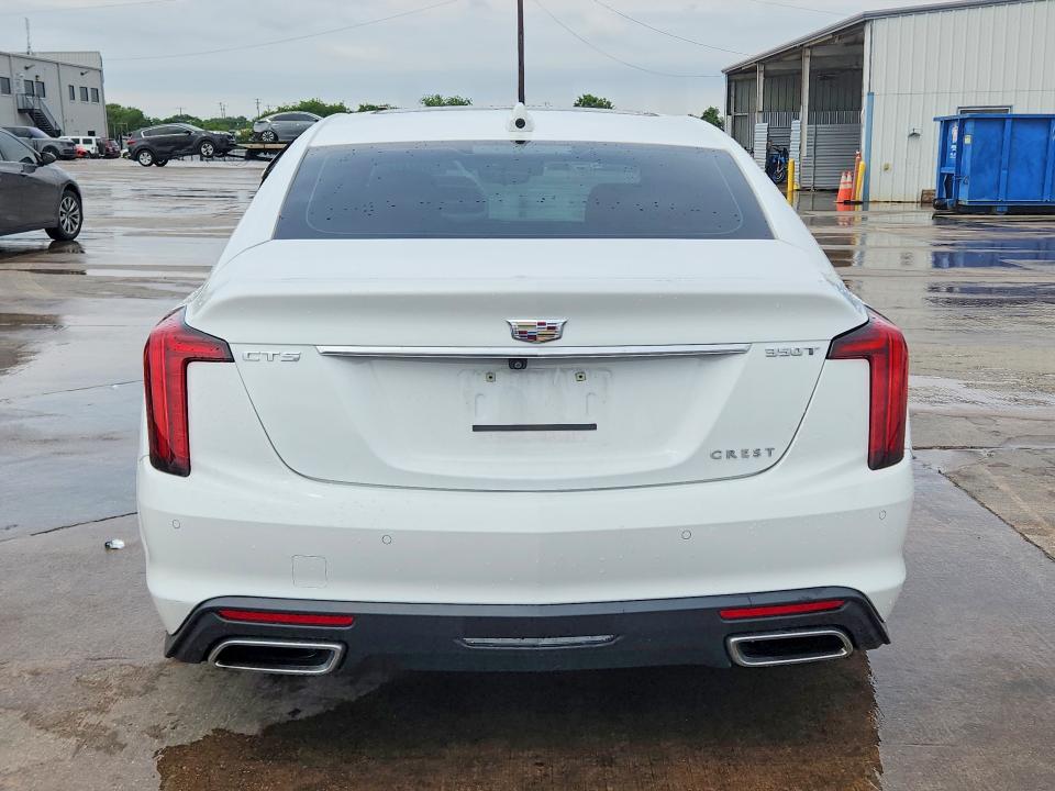 2024 Cadillac Ct5 VIN 1G6DN5RK9R0118679 COPART salvage auction — SIDE, Tx - Salvage Vehicle Title, sold $18,900 on 2026-07-09 (photo 6)