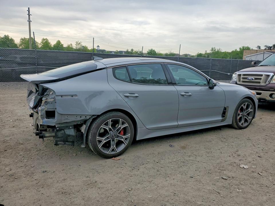 2018 Kia Stinger VIN KNAE45LC4J6030823 COPART salvage auction — REAR END, Md - Cert Of Salvage > 75% Damage, sold $4,900 on 2026-07-23 (photo 3)