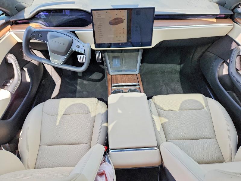 2023 Tesla Model s VIN 5YJSA1E50PF517598 COPART salvage auction — FRONT END, Salvage Title, sold $22,200 on 2026-07-10 (photo 8)