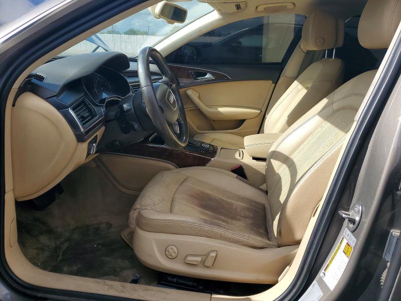 2014 Audi A6 VIN WAUHGAFC0EN074371 COPART salvage auction — FRONT END, Ca - Dis/Dlr/Exp Only Clean Title (P), sold $425 on 2026-07-24 (photo 7)