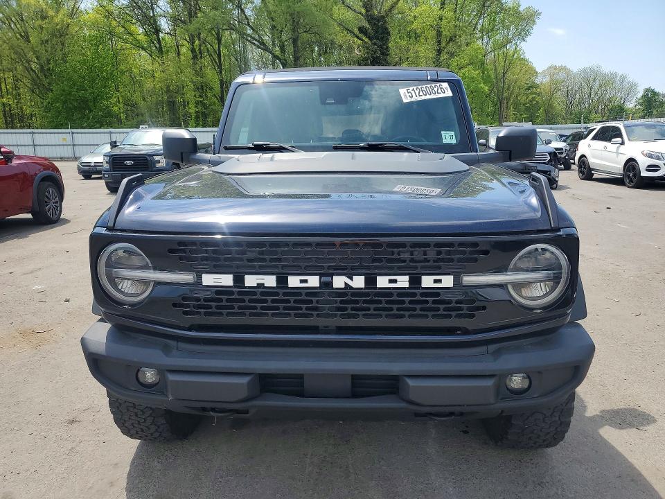 2021 Ford Bronco VIN 1FMDE5BH6MLA90841 COPART salvage auction — MINOR DENT/SCRATCHES, Wv - Salvage Certificate, sold $14,000 on 2026-07-09 (photo 5)