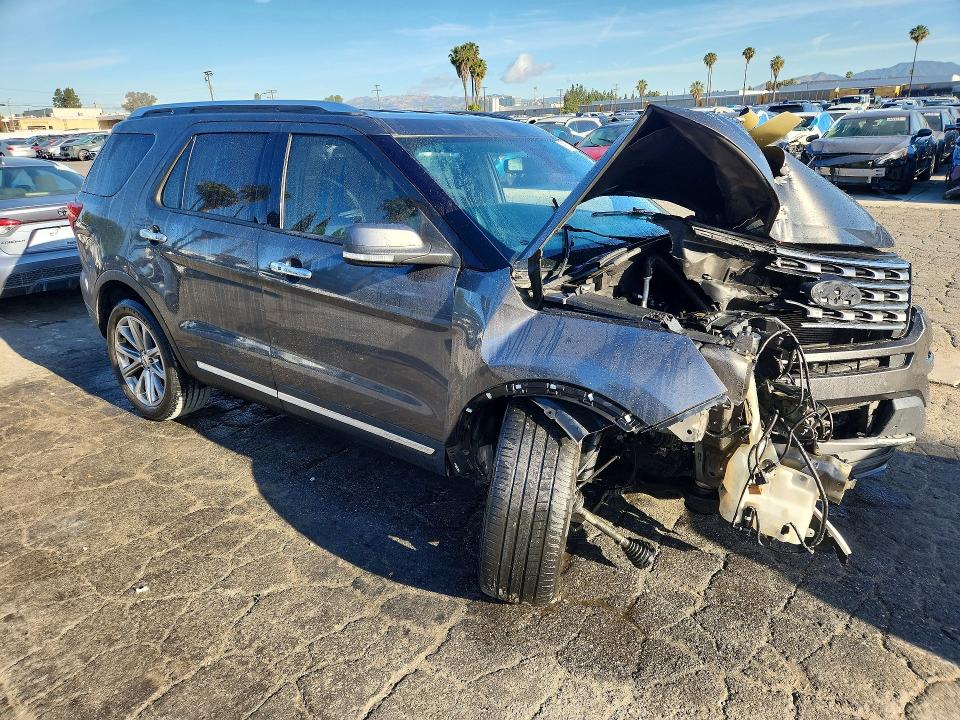2017 Ford Explorer VIN 1FM5K8F89HGD99968 COPART salvage auction — FRONT END, Ca - Certificate Of Title, sold $1,650 on 2026-09-01 (photo 4)