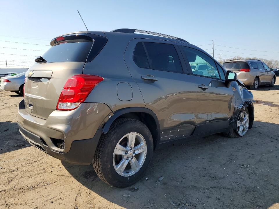 2021 Chevrolet Trax VIN KL7CJLSB5MB329844 COPART salvage auction — FRONT END, Mi - Scrap Certificate Of Title, sold $1,850 on 2026-07-10 (photo 3)