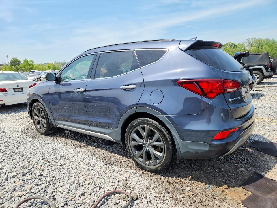 2017 Hyundai Santa fe VIN 5XYZWDLA3HG410962 COPART salvage auction — FRONT END, Al - Cert Of Title-Salvage Title, sold $225 on 2026-07-21 (photo 2)