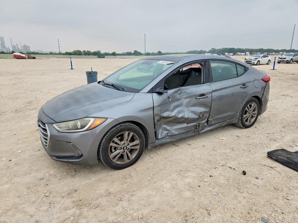 2018 Hyundai Elantra VIN KMHD84LF8JU473796 COPART salvage auction — SIDE, Tx - Salvage Vehicle Title, sold $1,750 on 2026-07-09 (photo 1)