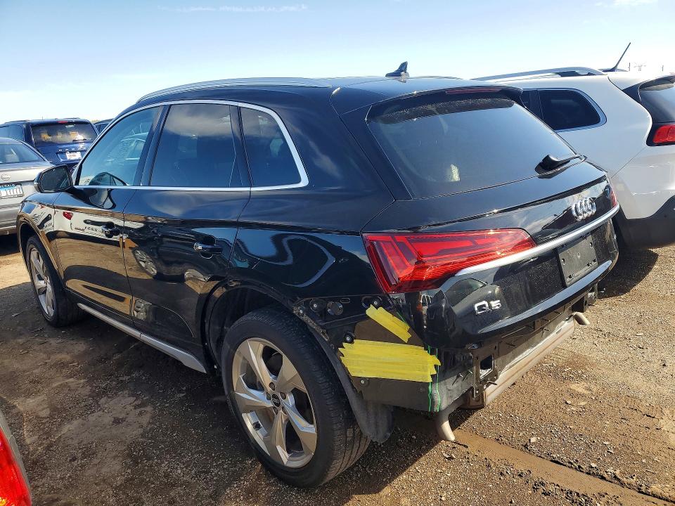 2021 Audi Q5 VIN WA1BAAFY8M2013253 COPART salvage auction — REAR END, Il - Salvage Certificate, sold $14,600 on 2026-07-28 (photo 2)