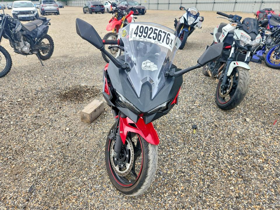 2025 Kawasaki Ex VIN ML5EXGJ10SDA67630 COPART salvage auction — SIDE, Id - Salvage Certificate Of Title, sold $1,500 on 2026-07-16 (photo 2)