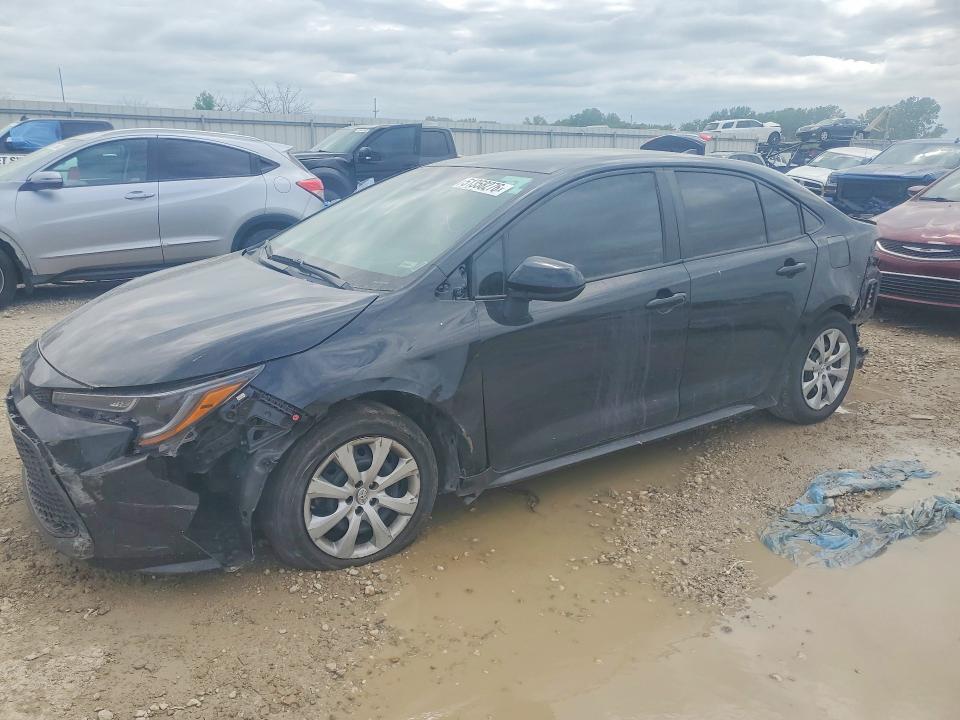 2021 Toyota VIN 5YFEPMAE1MP242178 COPART salvage auction — FRONT END, Ks - Cert Of Title-Salvage, sold $4,250 on 2026-07-07 (photo 1)