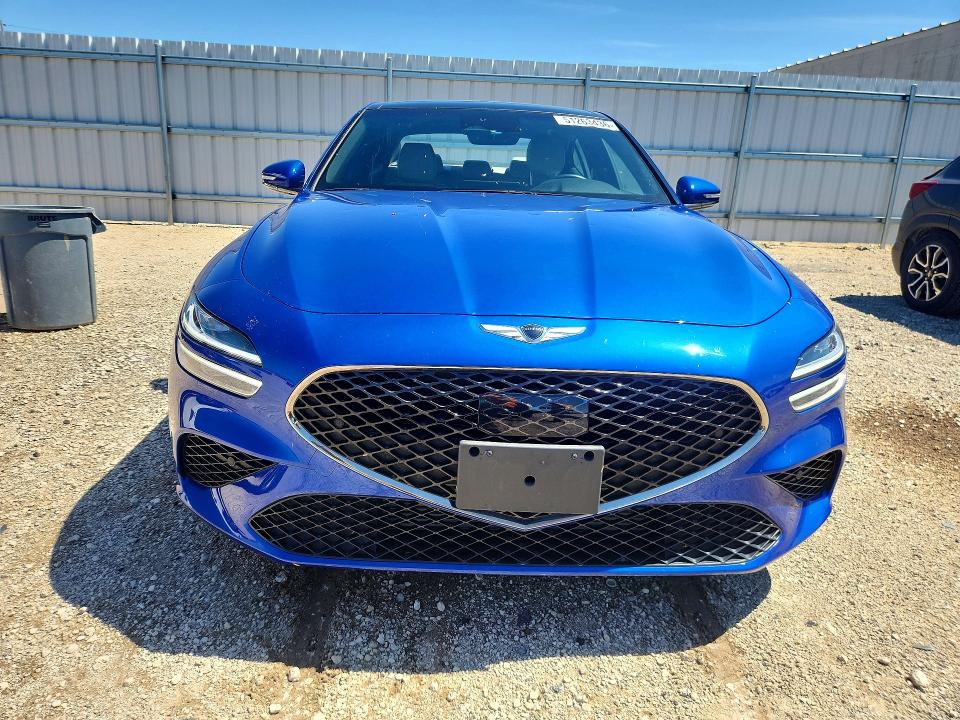 2023 Genesis G70 VIN KMTG34TA7PU107813 COPART salvage auction — HAIL, Ia - Cert Of Title-Salvage Title, sold $1,000 on 2026-07-08 (photo 5)