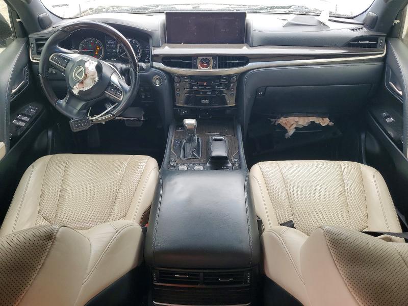 2020 Lexus Lx VIN JTJDY7AX6L4326376 COPART salvage auction — FRONT END, Tx - Certificate Of Title, sold $40,500 on 2026-07-07 (photo 8)